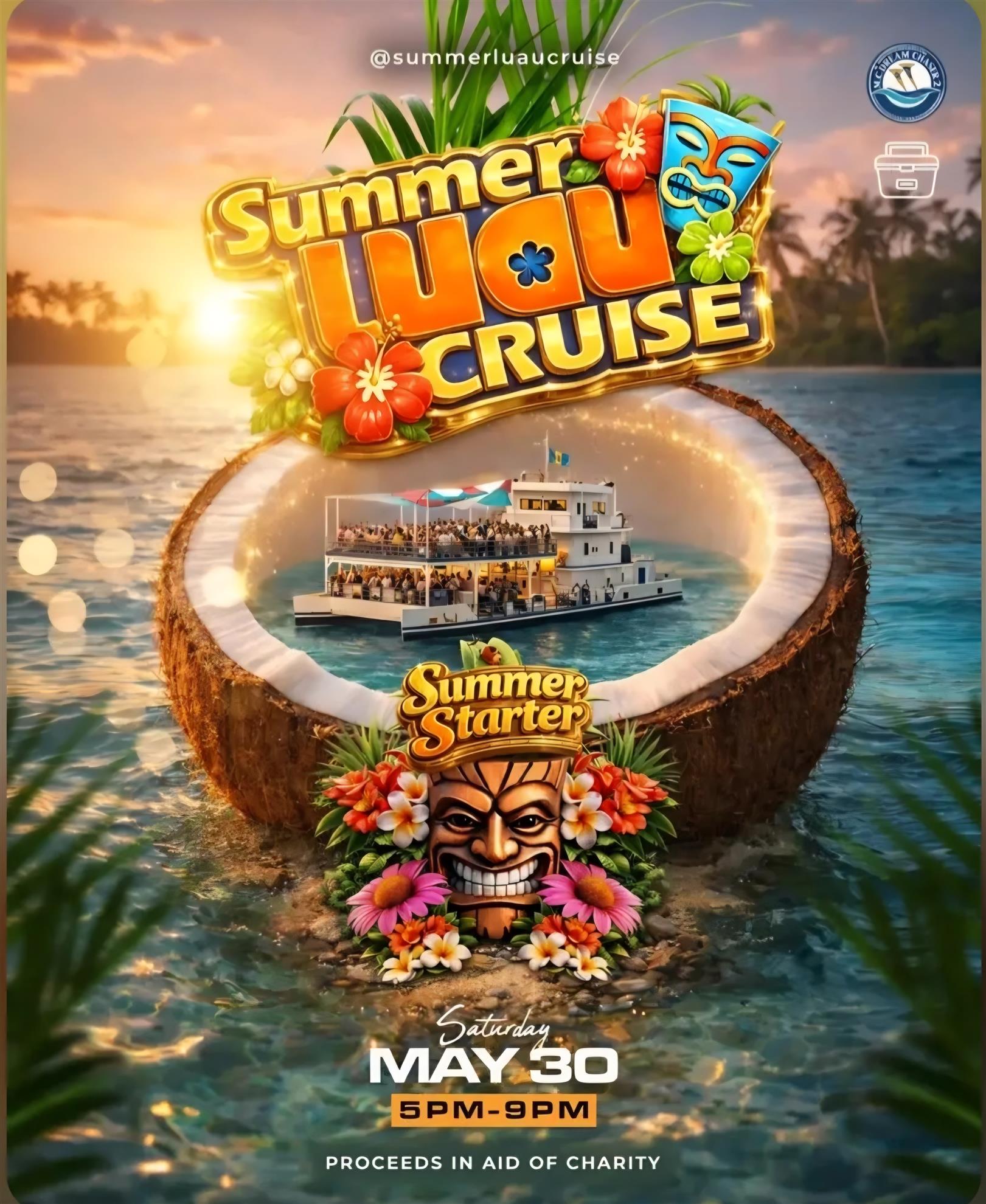 summer luau flier