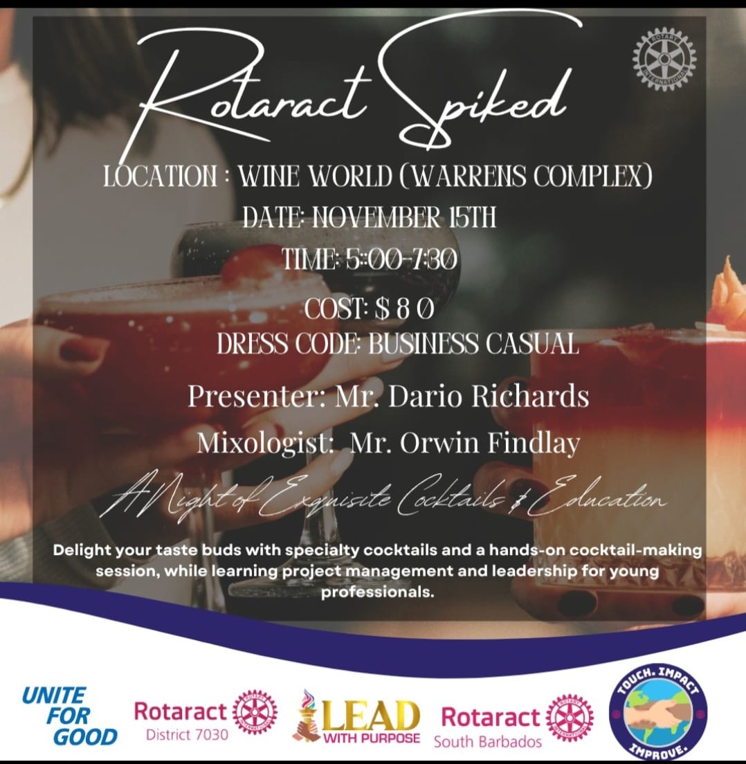 Flier for Rotaract Spiked on November 15th