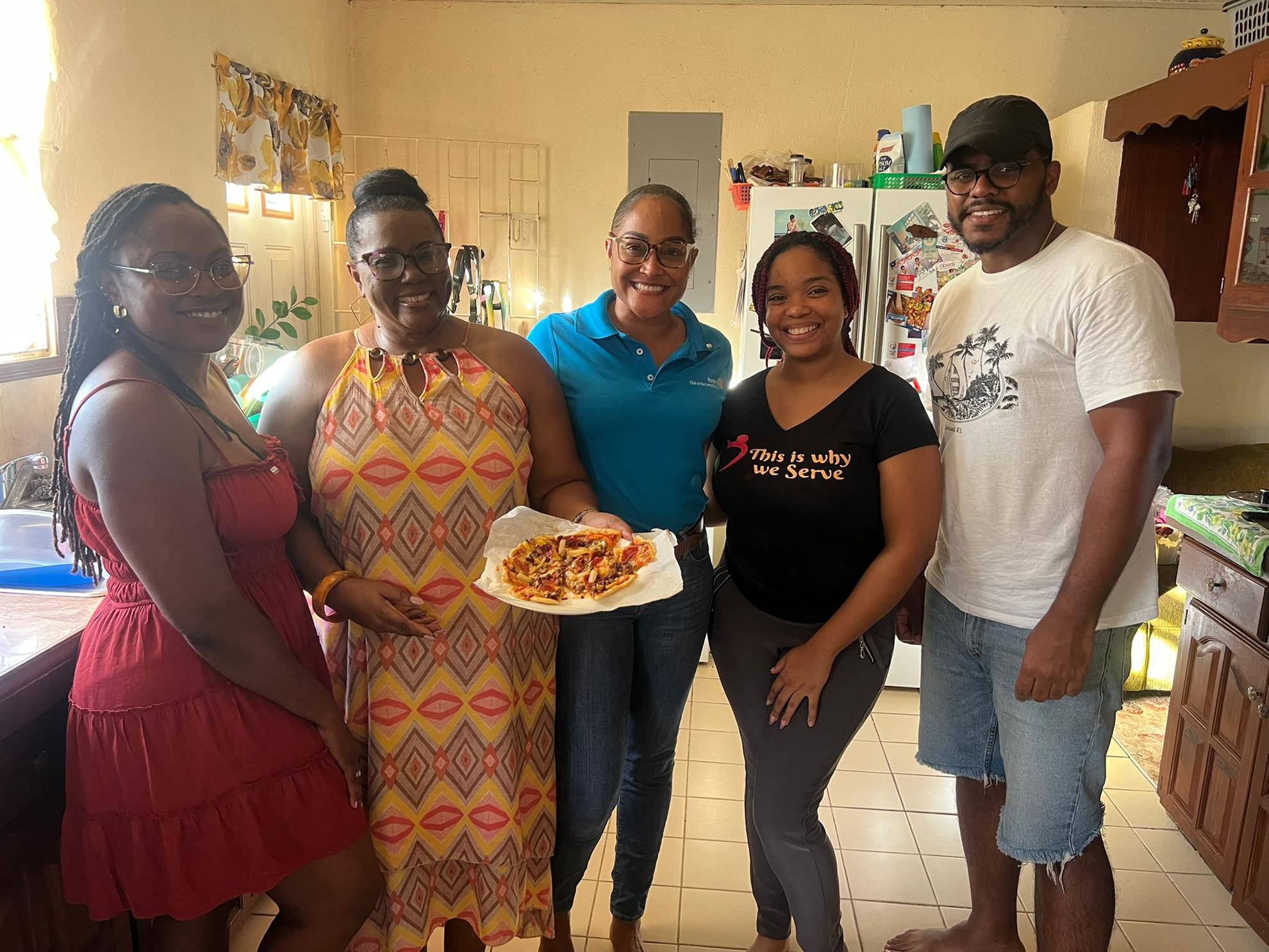 Rotarians at rotaract kickoff