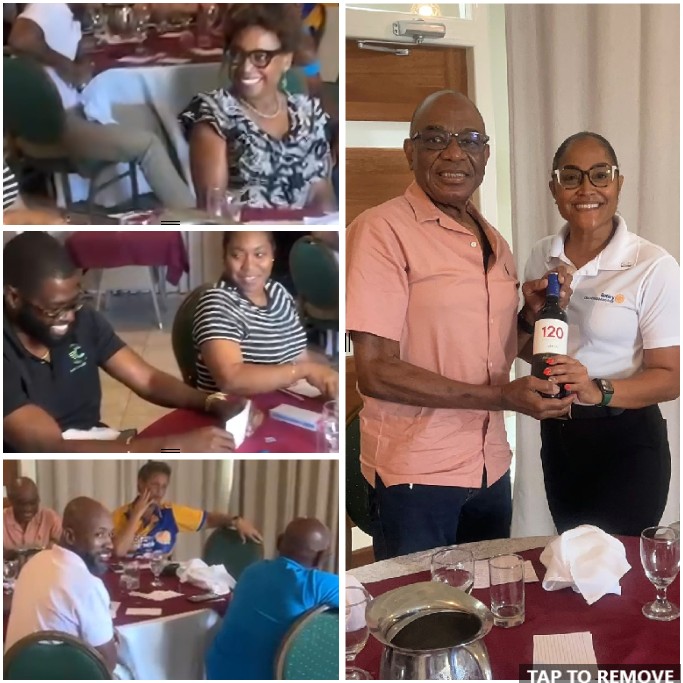 Images of Rotarians from the speed bonding lunchtime meeting