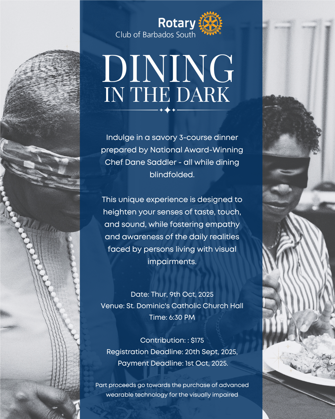 Dining in the dark Flier