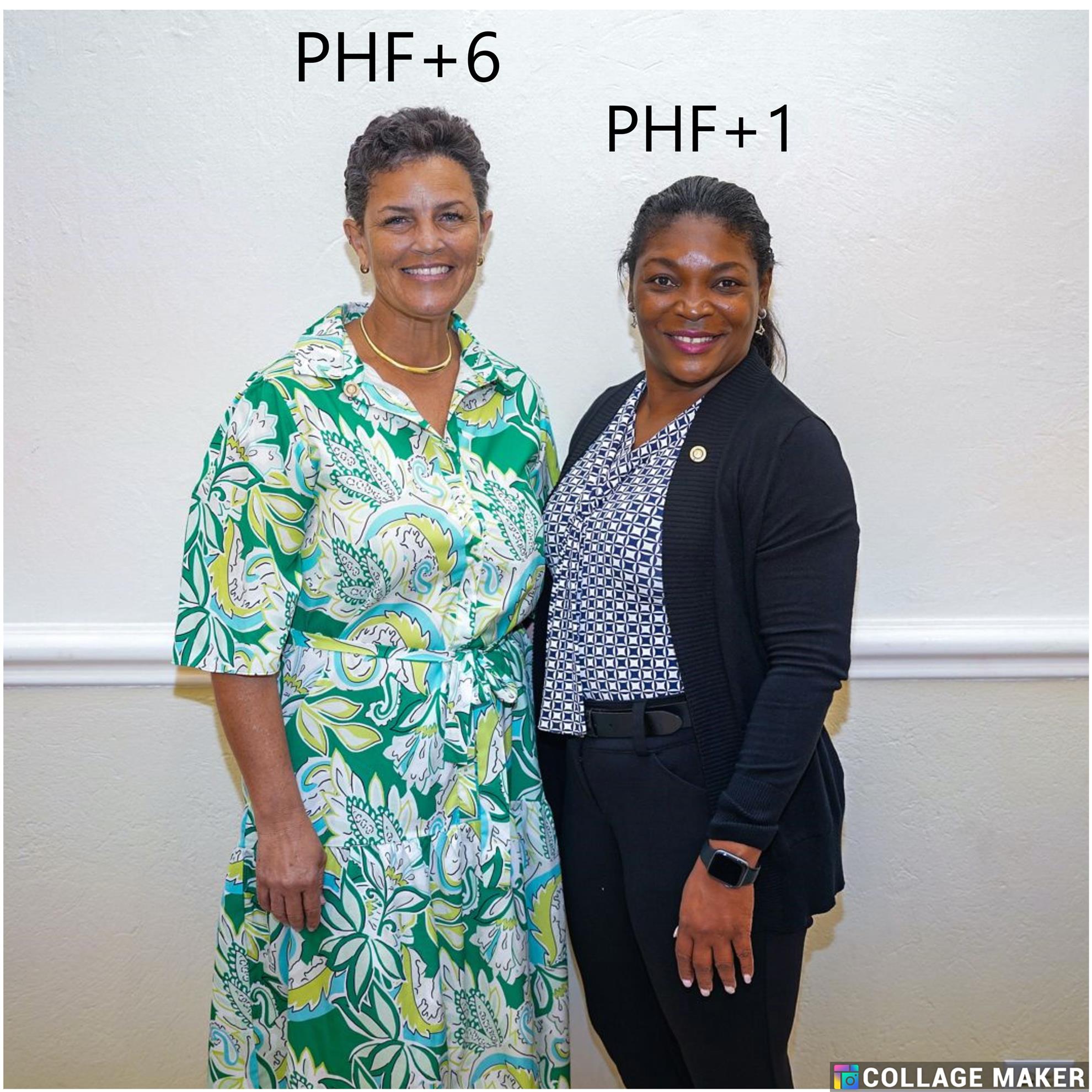 PDG Sonya (PHF+6) and PHF Morexa (PHF+1)
