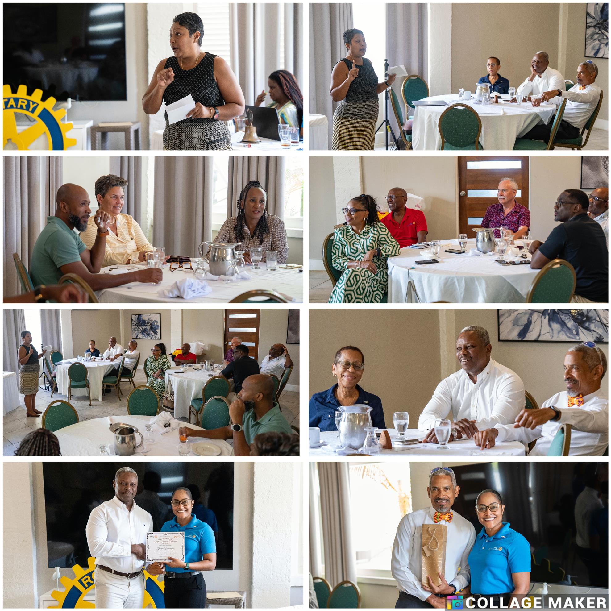 collage of images from Dr Singh's presentation