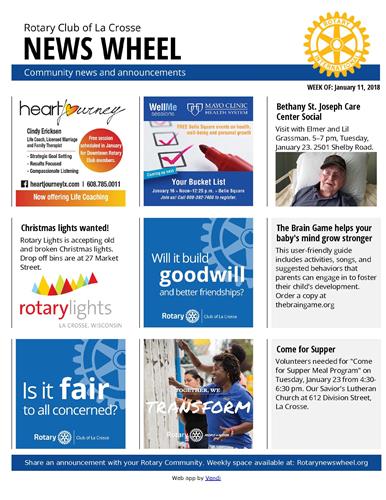 Rotary News Wheel