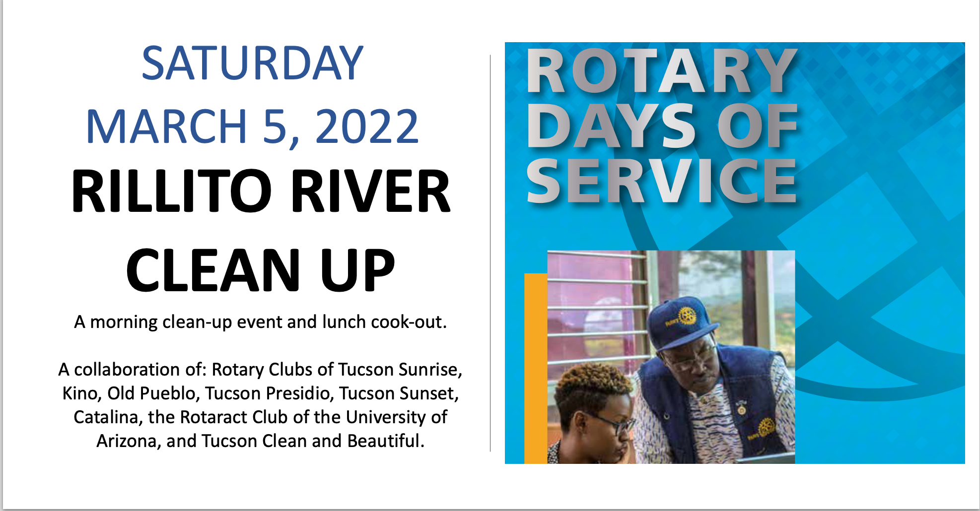 ROTARY DAYS OF SERVICE Tucson Kino Rotary