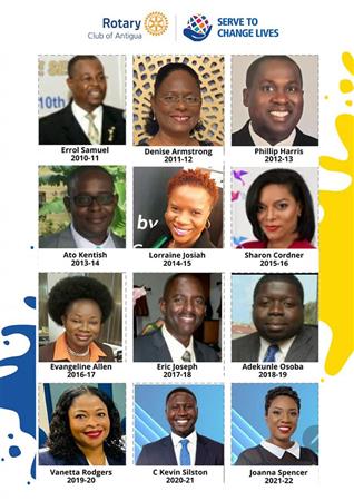 49 Presidents Highlighted | Rotary Club of Antigua