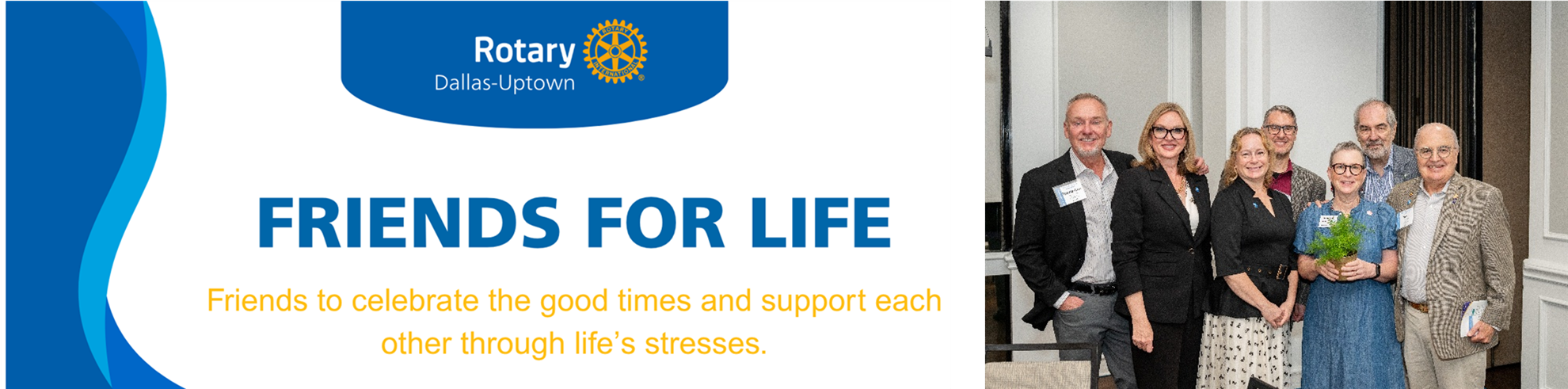 Friends for Life July 2026 Banner