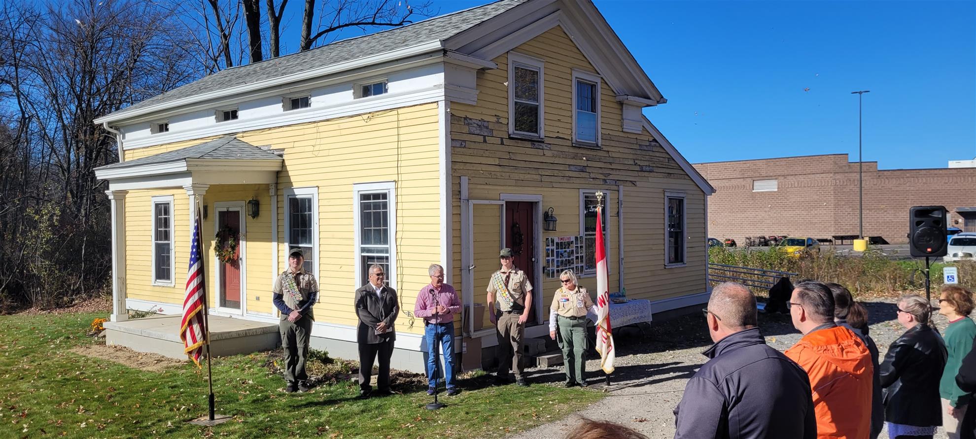 Yellow House Dedication Ceremony