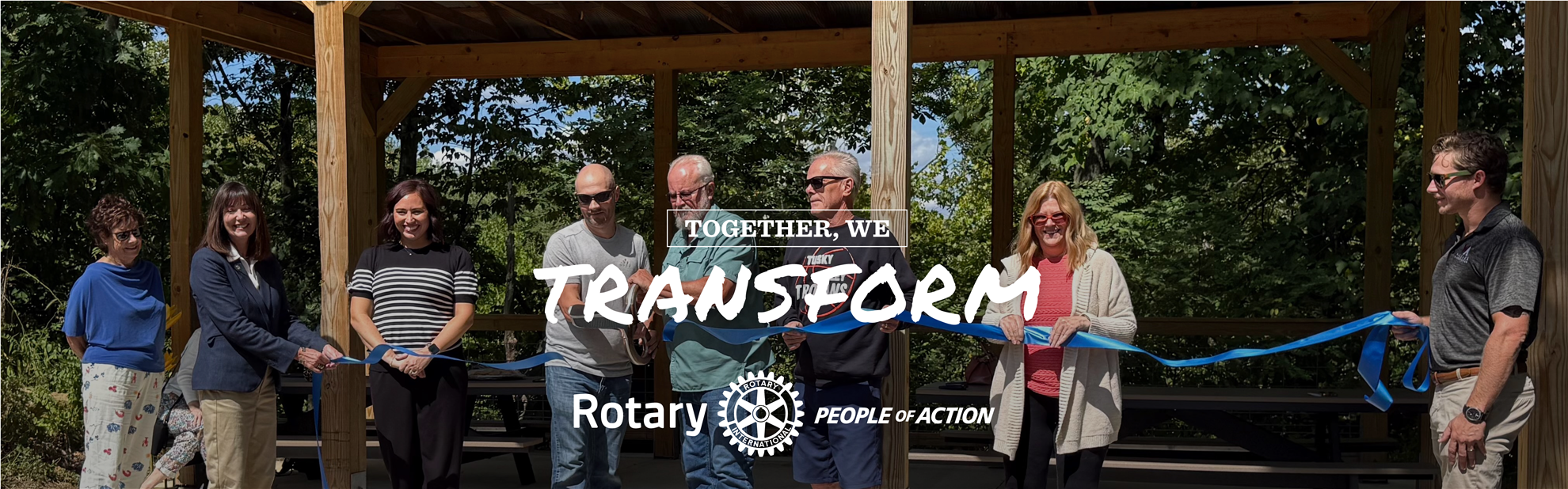 Together We Transform - Rotary Park Ribbon Cutting