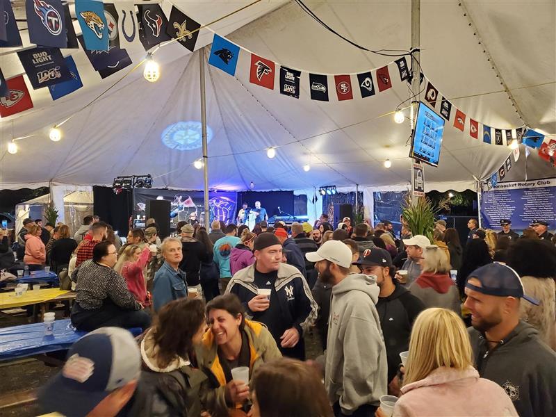 Autumnfest Beer/Wine Tent & Garden Rotary Club of Woonsocket