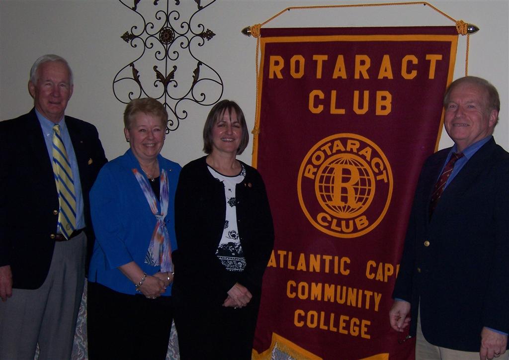 3 Club Leaders and Rotaract advisor