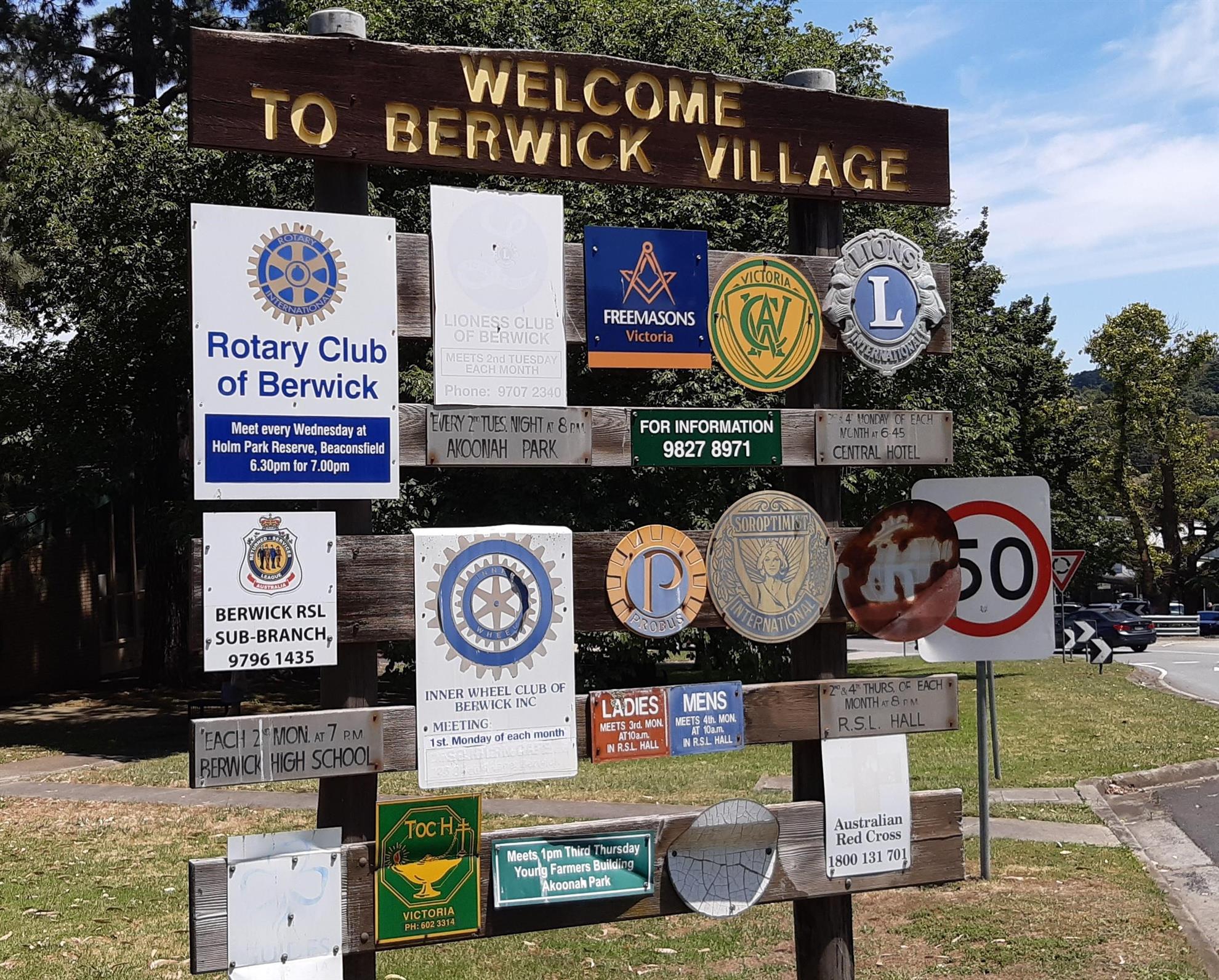 Art Screen Hire  Rotary Club of Berwick