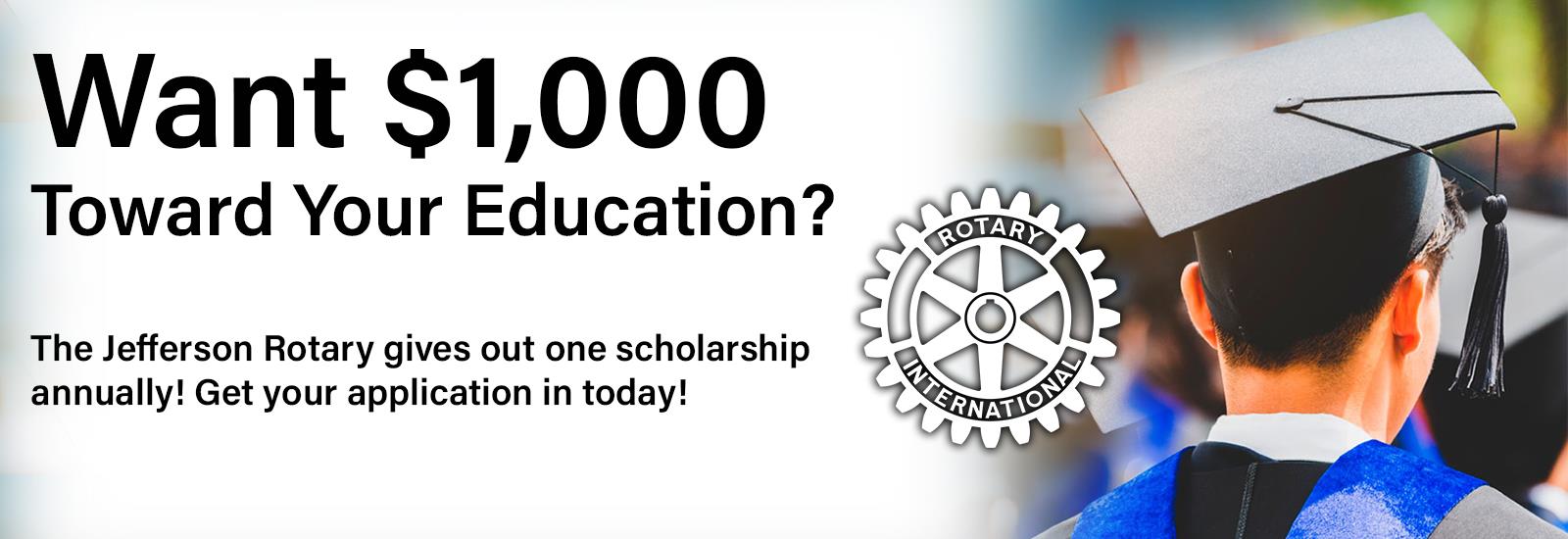 Annual Scholarship Rotary Club of Jefferson