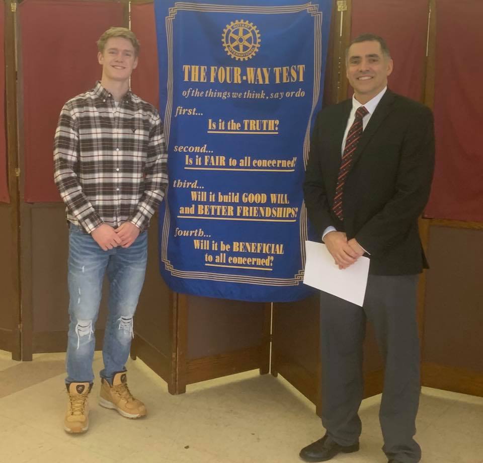 Roosevelt High School student of the month Rotary Club of Kent
