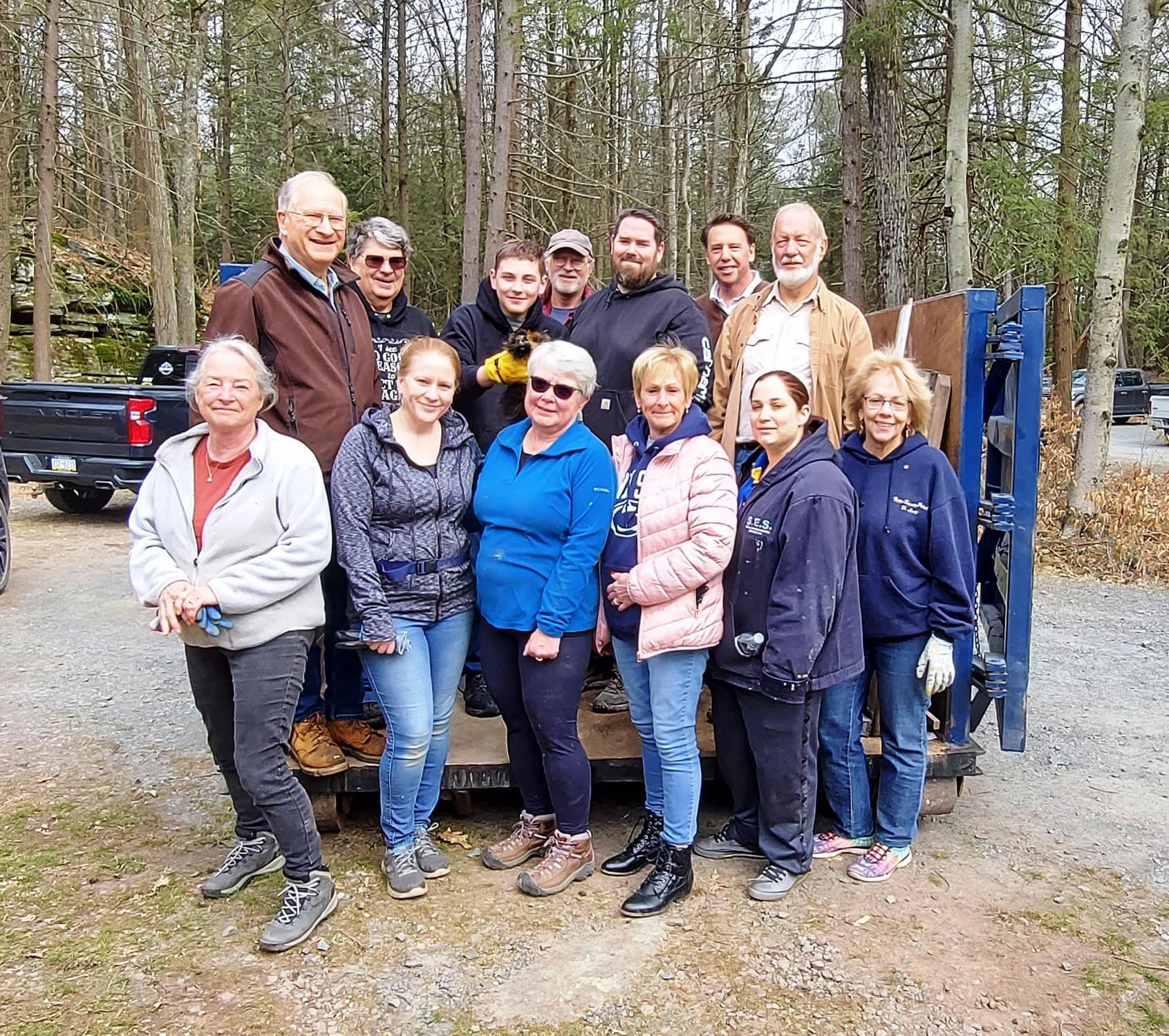 Service Project at Lacawac Sanctuary