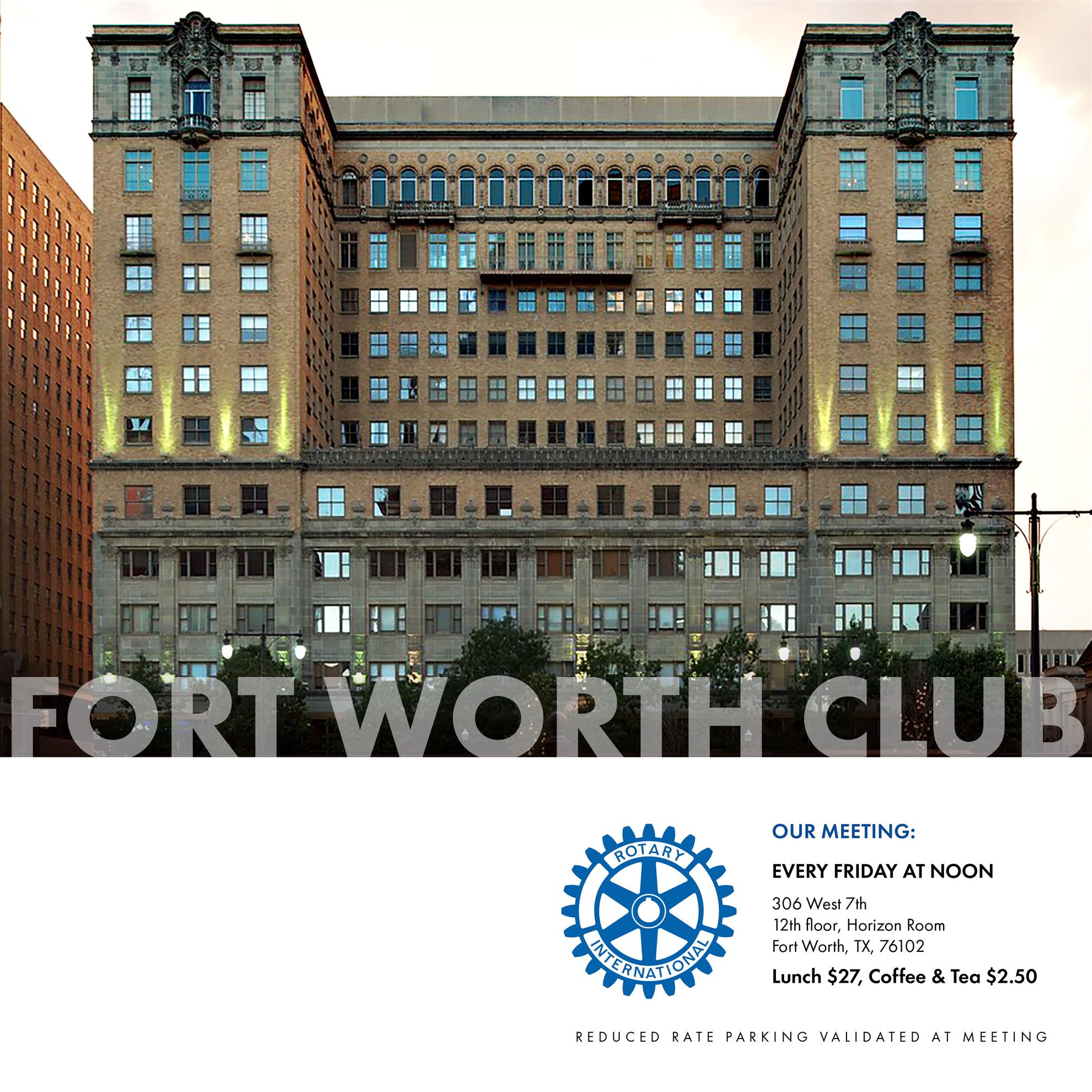 Our Location Rotary Club Of Fort Worth