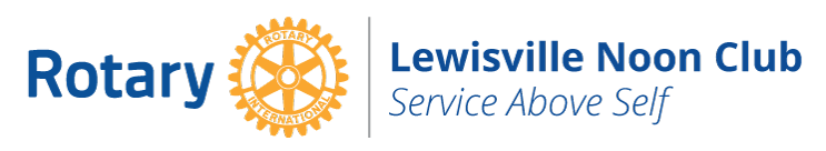 Lewisville Noon Rotary Club logo