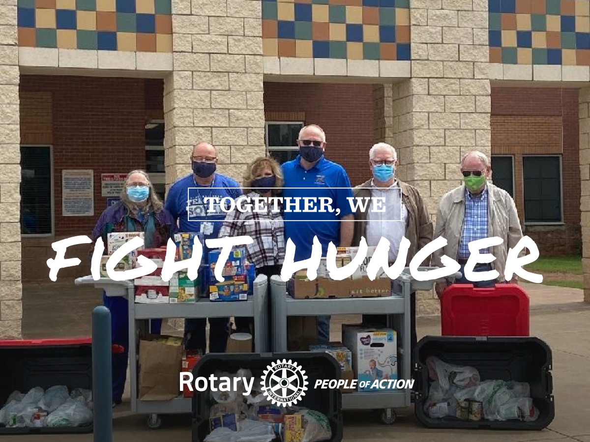Wichita Falls North RC provides food for Scotland Park ES Pantry