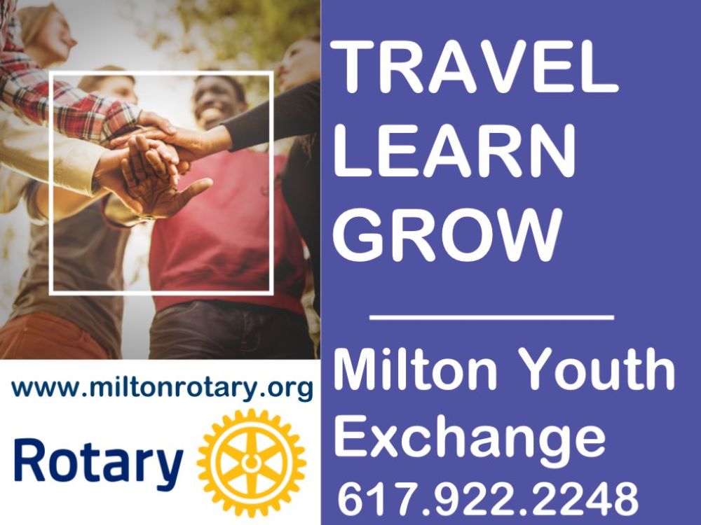 Rotary International Exchange for Milton high school students Rotary