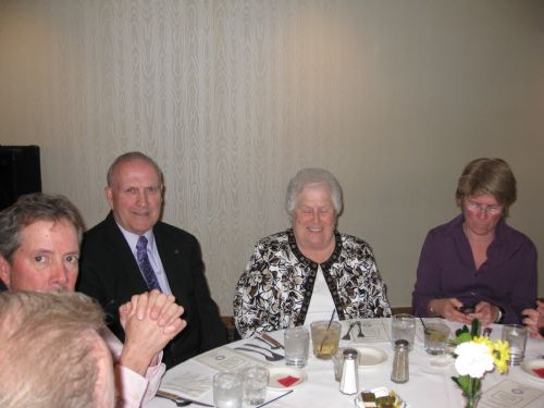 Recipient Gil Wishart and Family