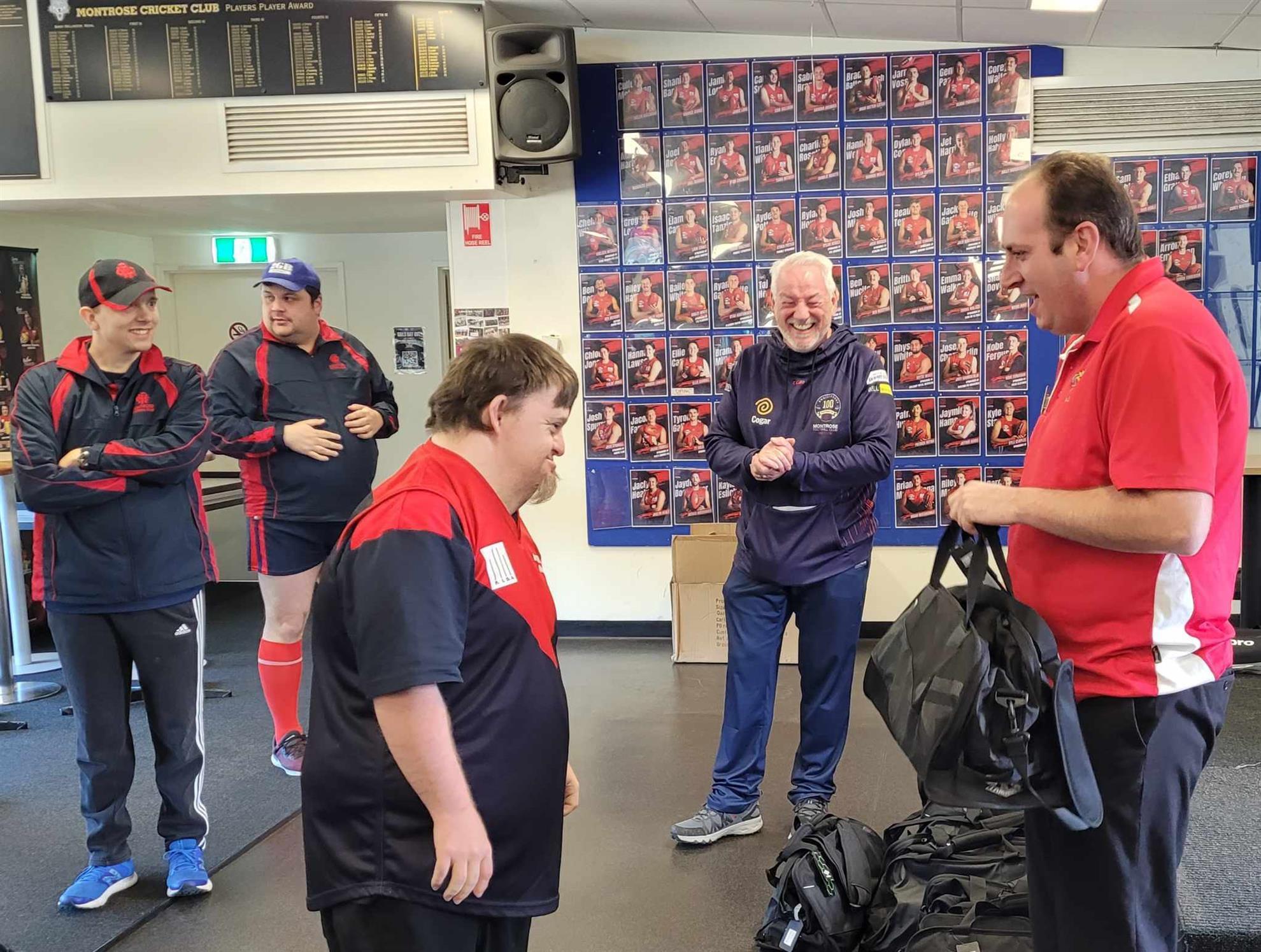 FIDA presentation of footy boots