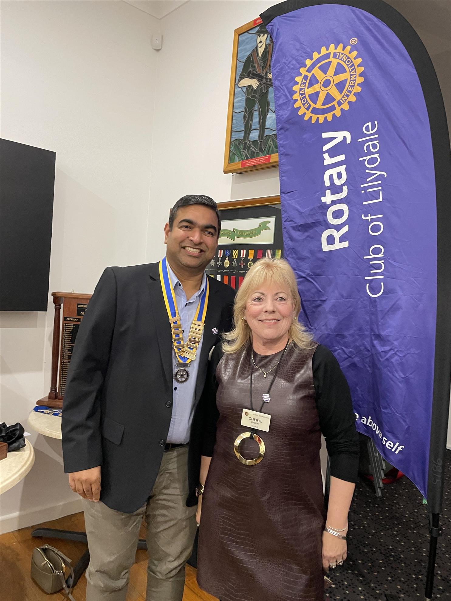 President Cheryl to President Arun 2026-2027 