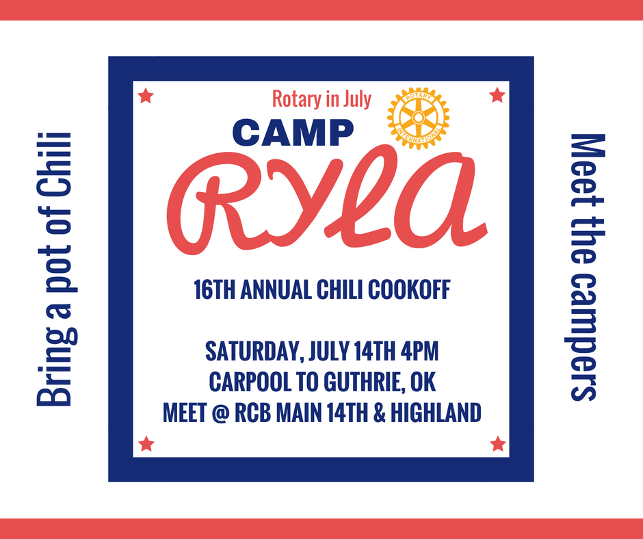 Camp RYLA Rotary Club of Ponca City