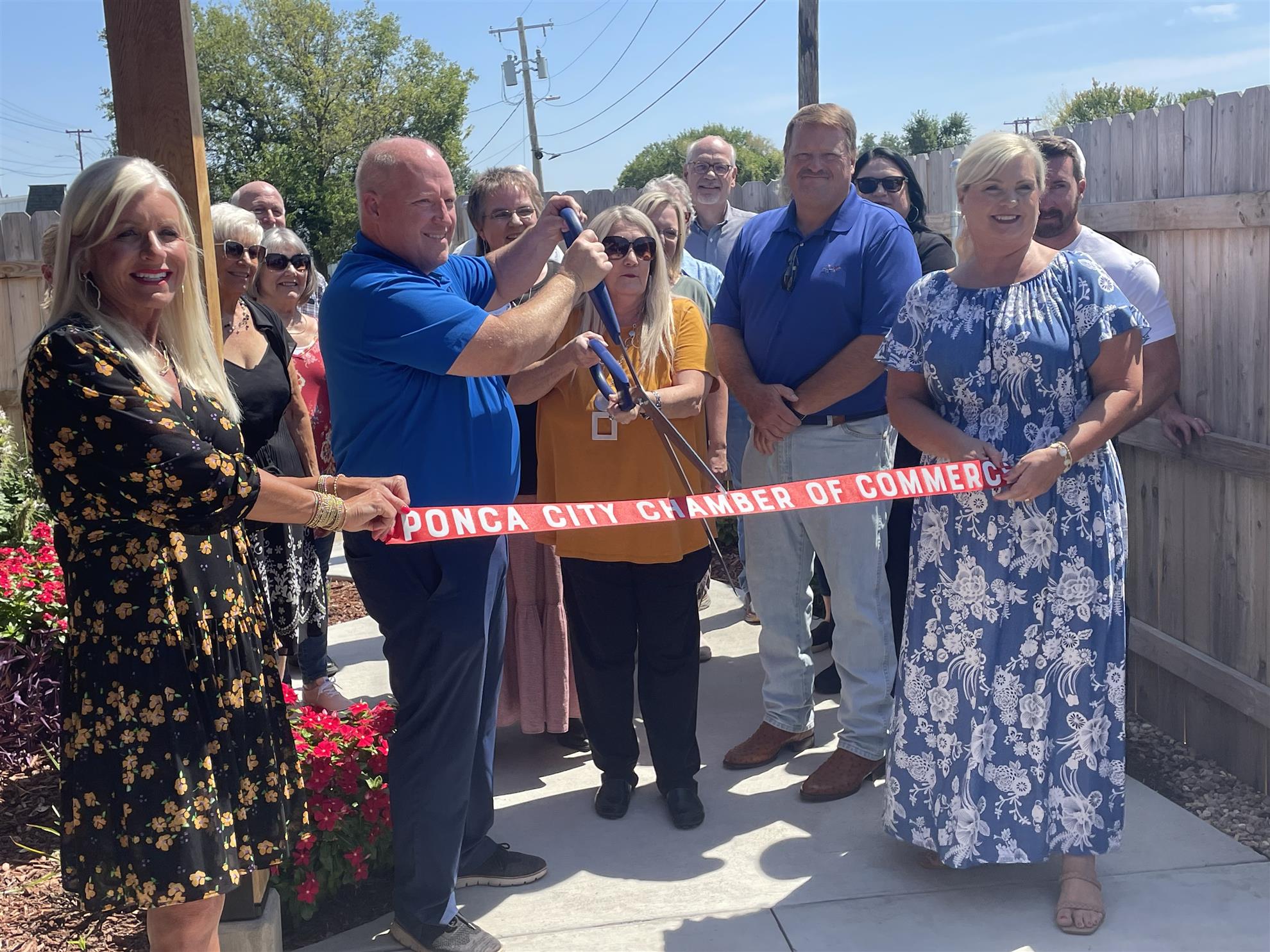 Rotary Garden Dedication at Golden Villa Rotary Club of Ponca City