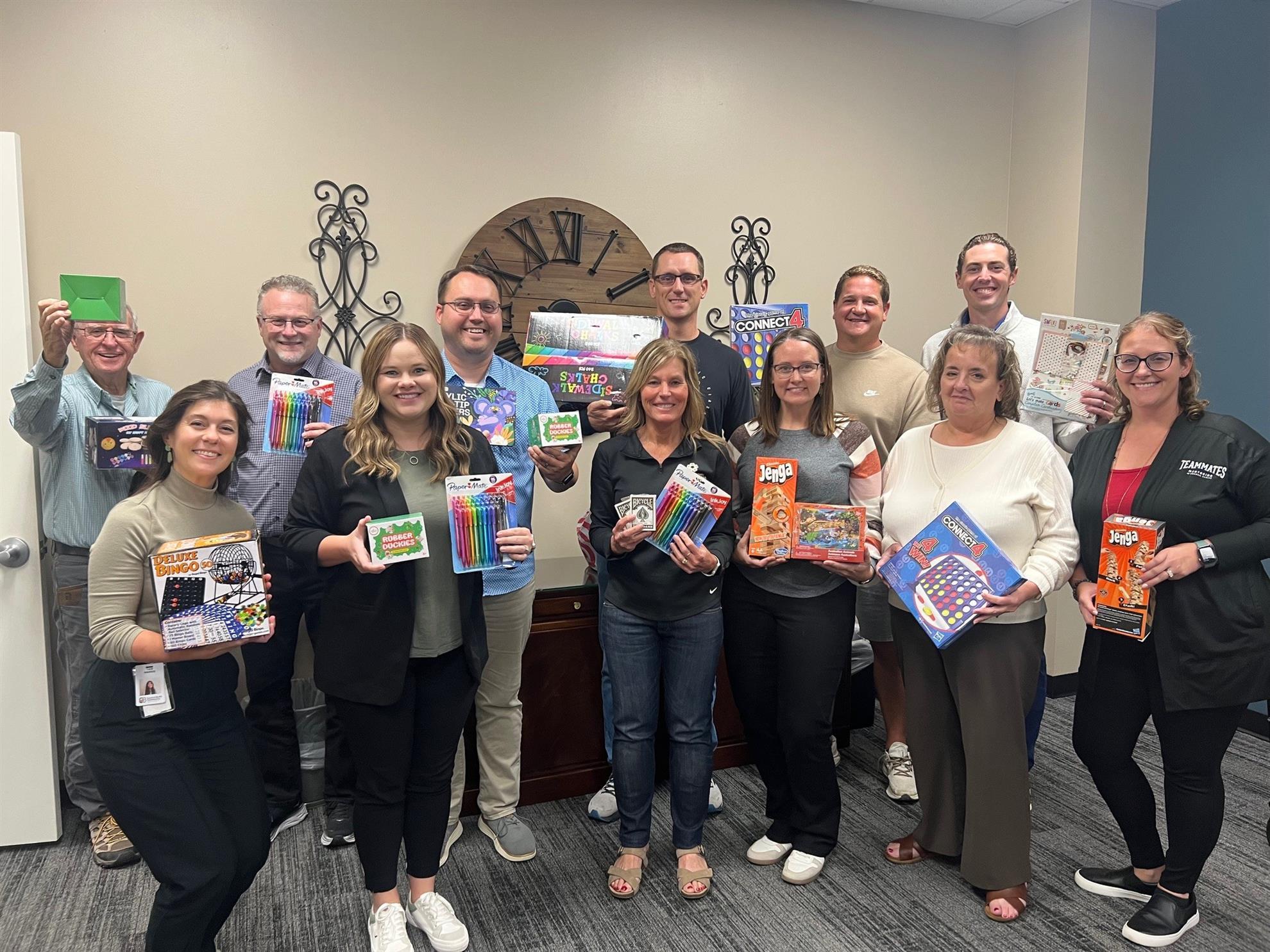 District Grant Delivery to Council Bluffs Schools Teammates!