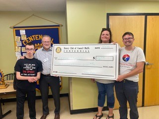 Donation to Southwest Iowa Challengers Special Olympics Team