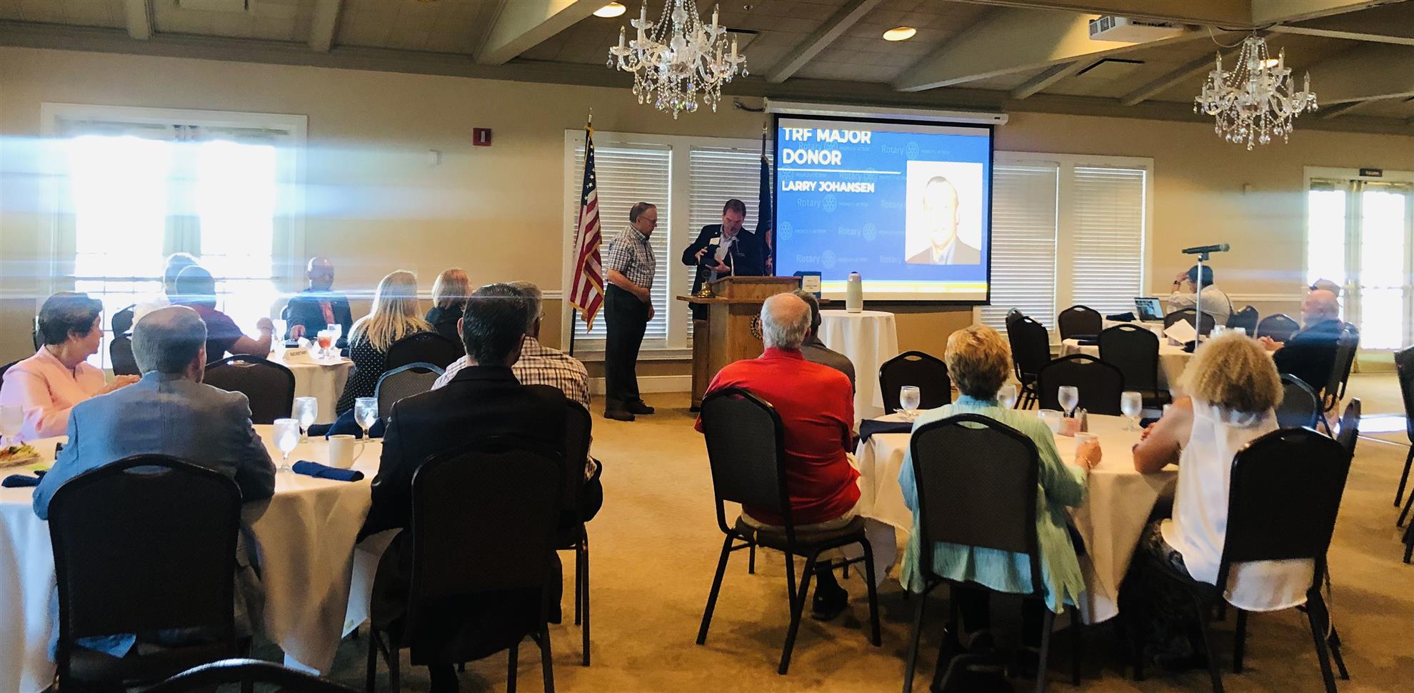 Larry Johansen Achieved Major Donor at The Rotary Foundation Rotary