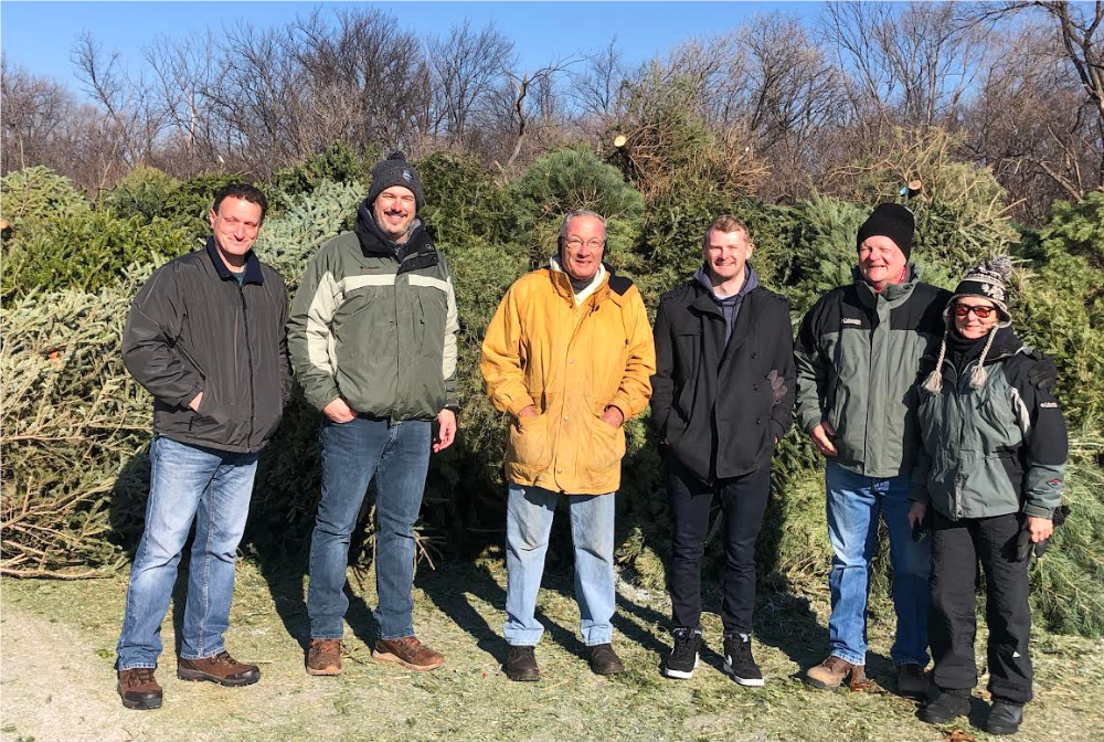Christmas Tree Recycling a Huge Success Rotary Club of Omaha (Downtown)