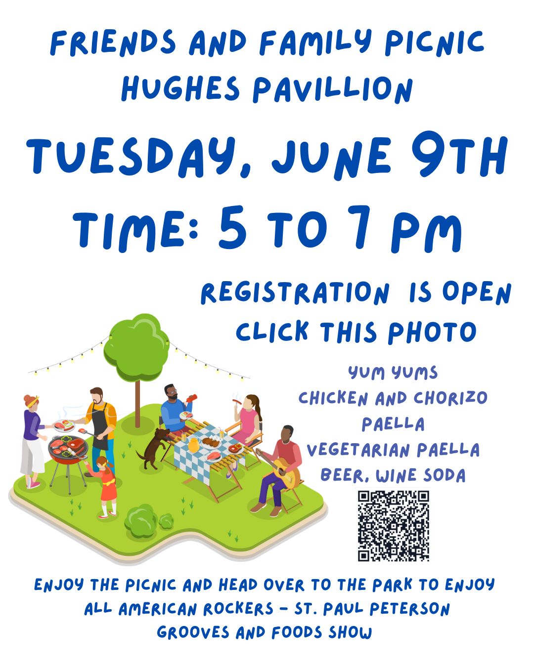 No Meeting - Tues., June 9 Picnic