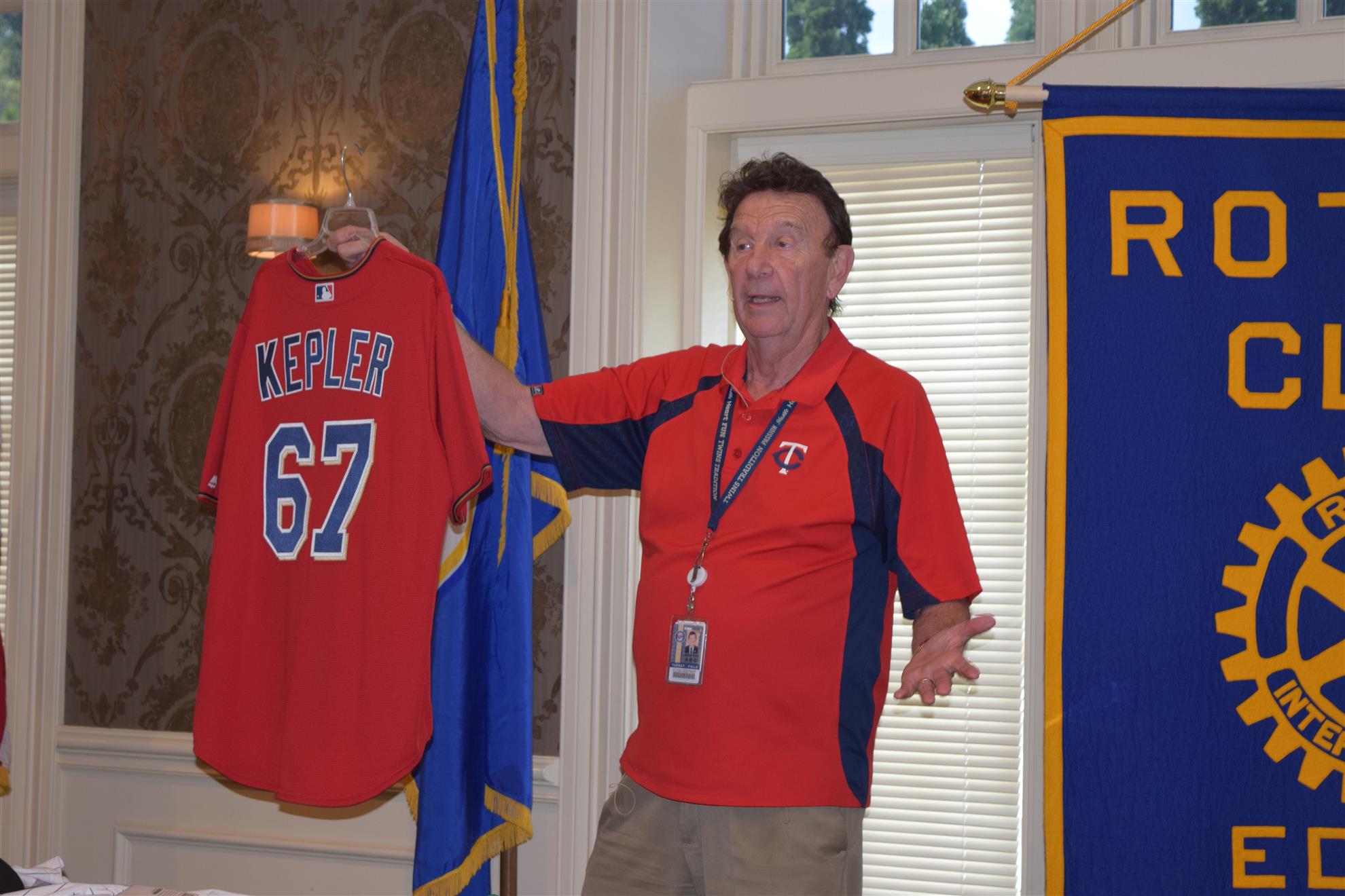 Jeff on X: Clyde Doepner shows the most rare Twins jersey ever