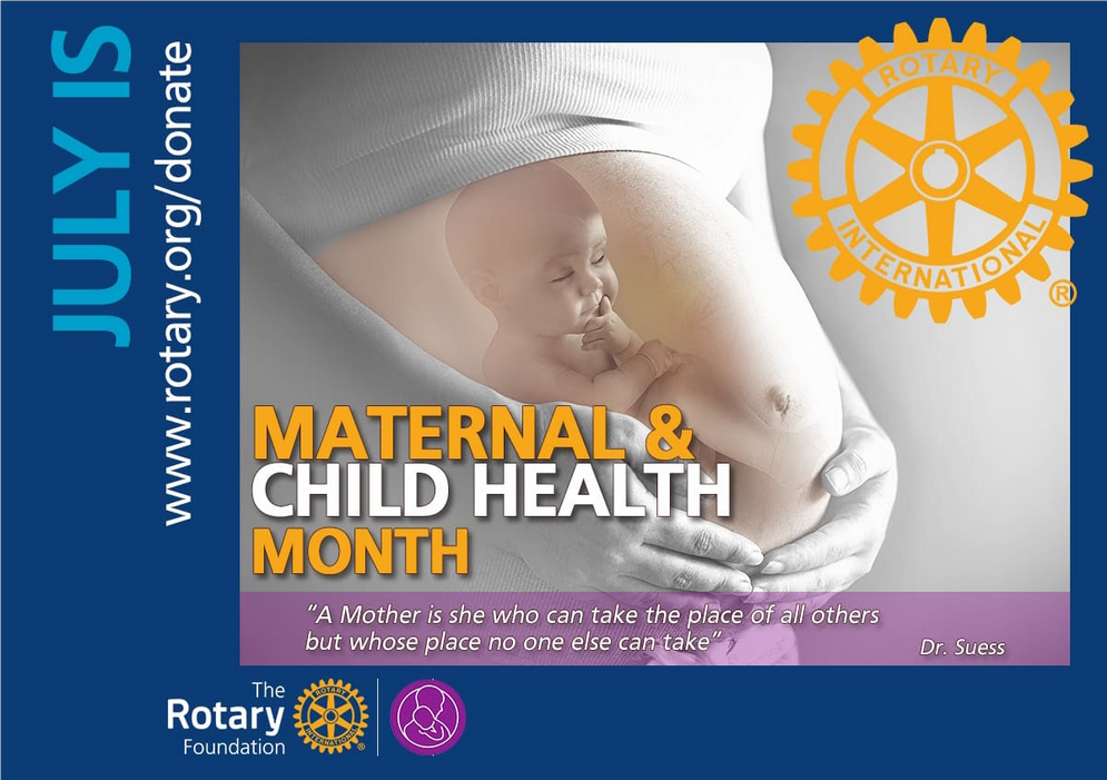 July is Maternal and Child Health AND Transition Month | The Rotary Club of  Rochester