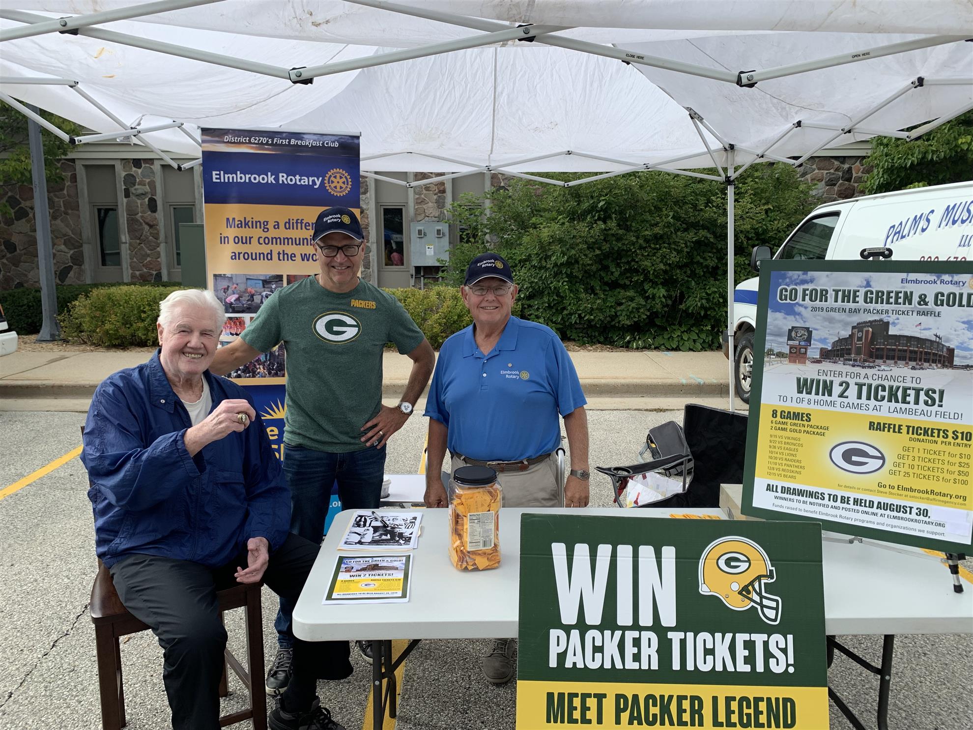 Our Green Bay Packer Ticket Raffle Fundraiser is Back! | Rotary Club of