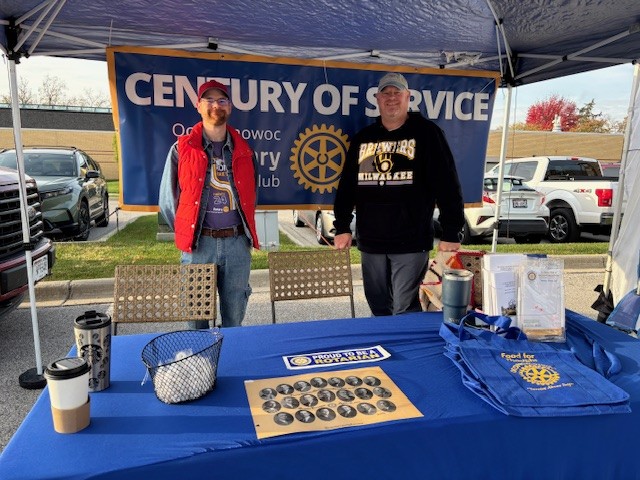 Rotary Booth at Farmers Market
