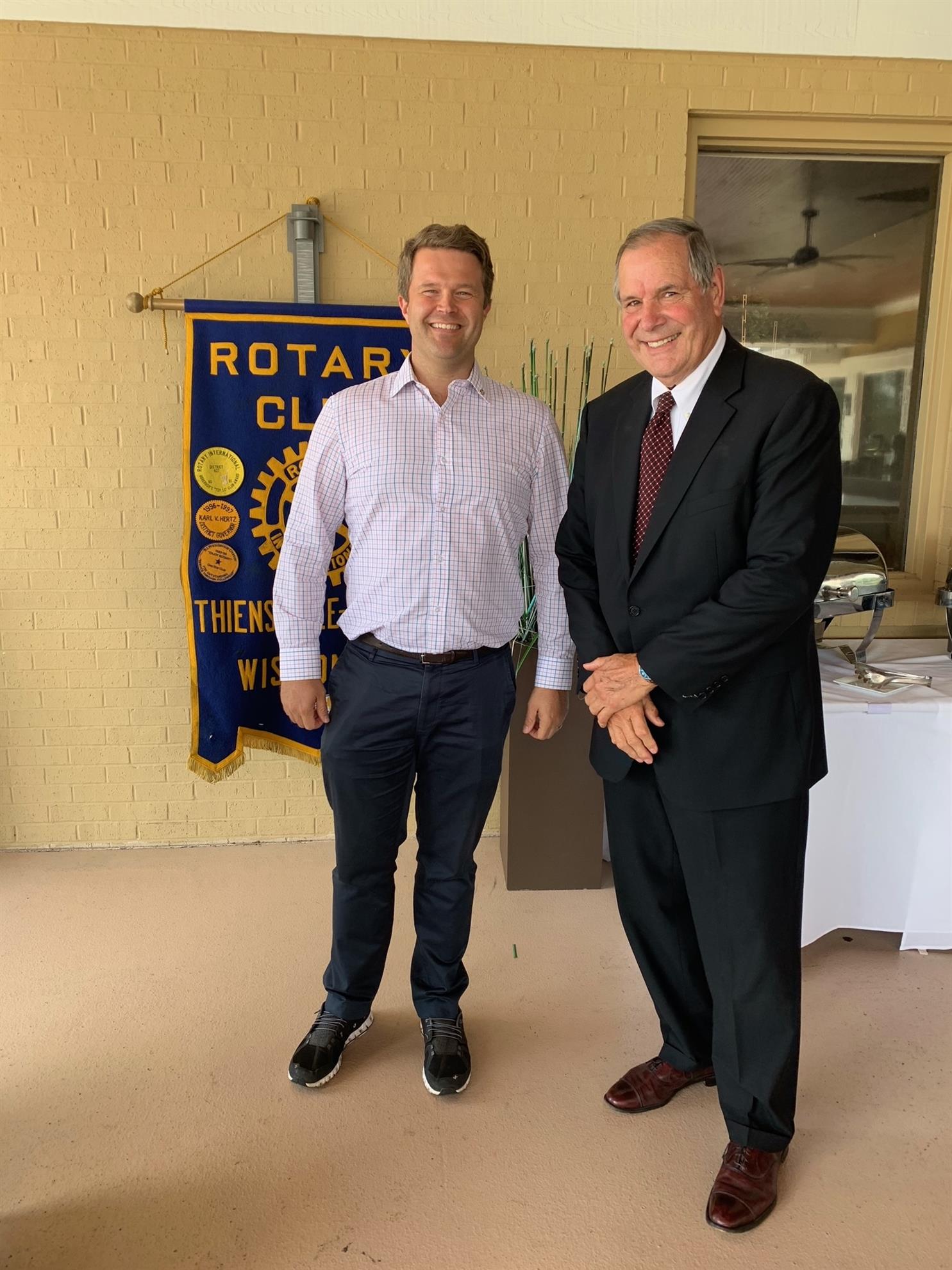 New Member Jeff McLean Rotary Club of ThiensvilleMequon