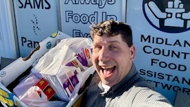 Midland Morning Rotary's Donation to MCFAN