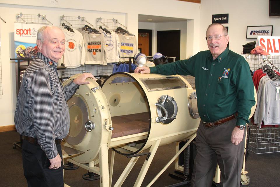District 6420 buys authentic iron lung to promote End Polio Now | Rotary  Club of Sycamore
