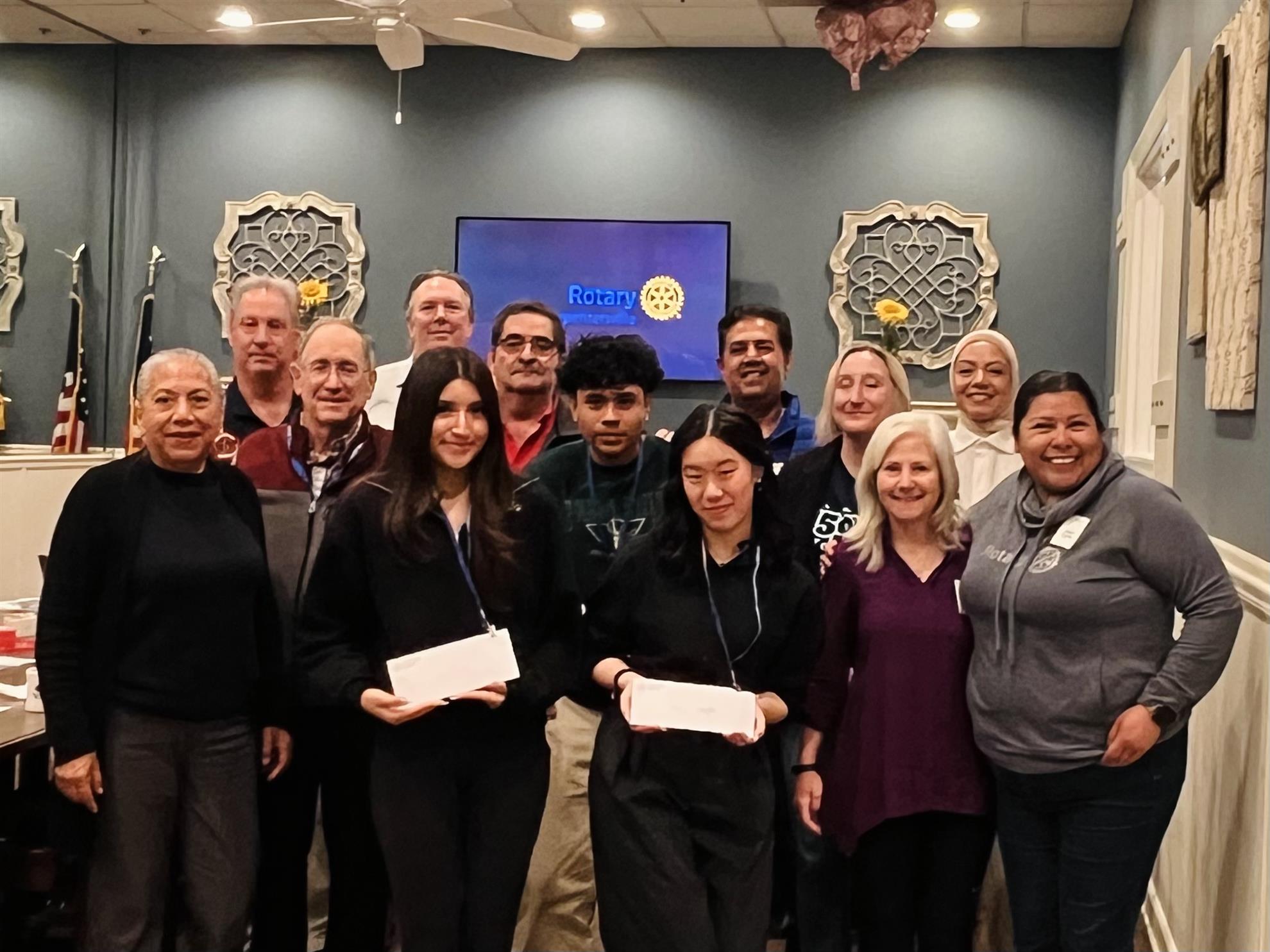 Rotary Club of Carpentersville celebrating 2026 Jim Krenz Memorial Scholarship recipients