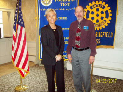 Michele Brennan Bridgeport National Binders Rotary Club of West