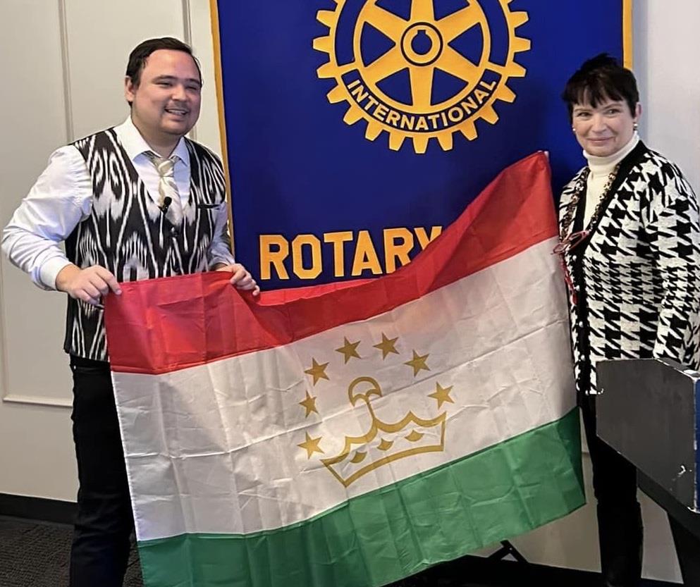 January 19 at Lincoln South Rotary - Fulbright Scholar from Tajikistan