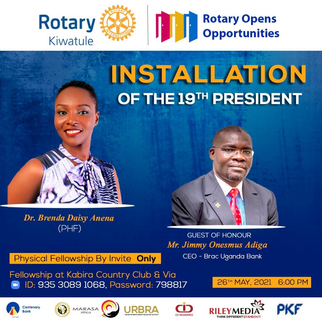 RCK Installation Fellowship | Rotary Club of Kiwatule