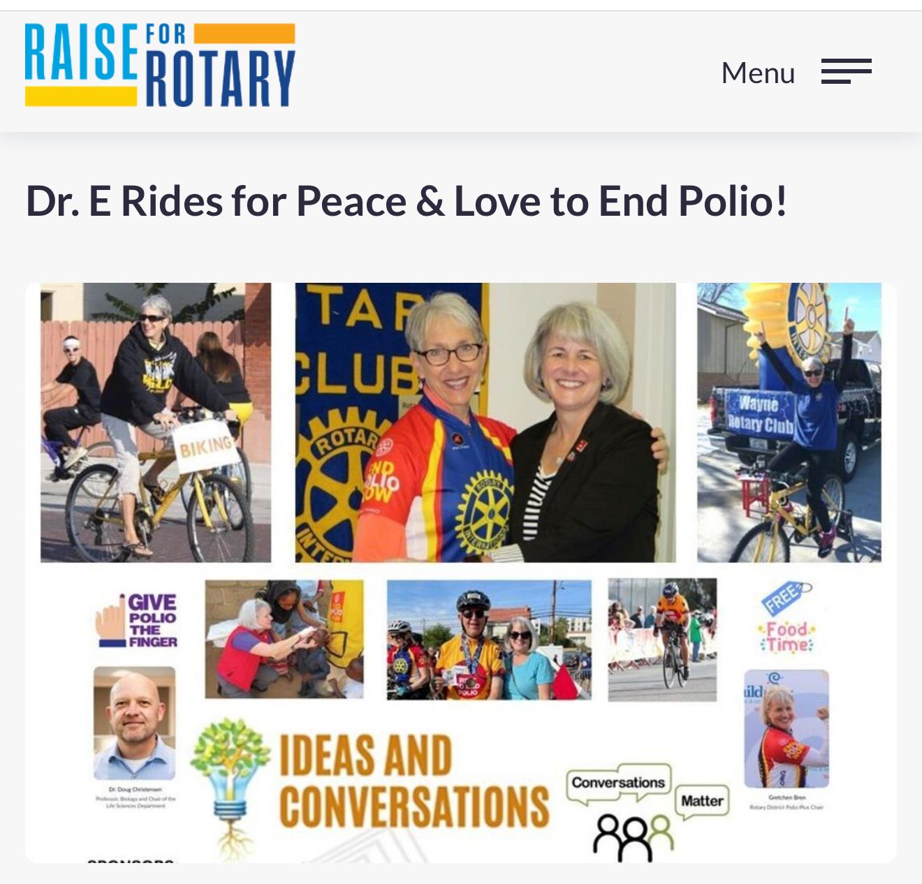 Polio Fundraiser by Barb