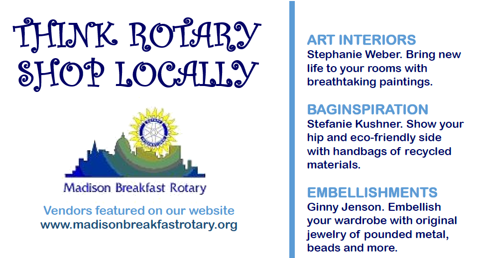 Think Rotary Shop Locally! | Rotary Club of Madison West Middleton