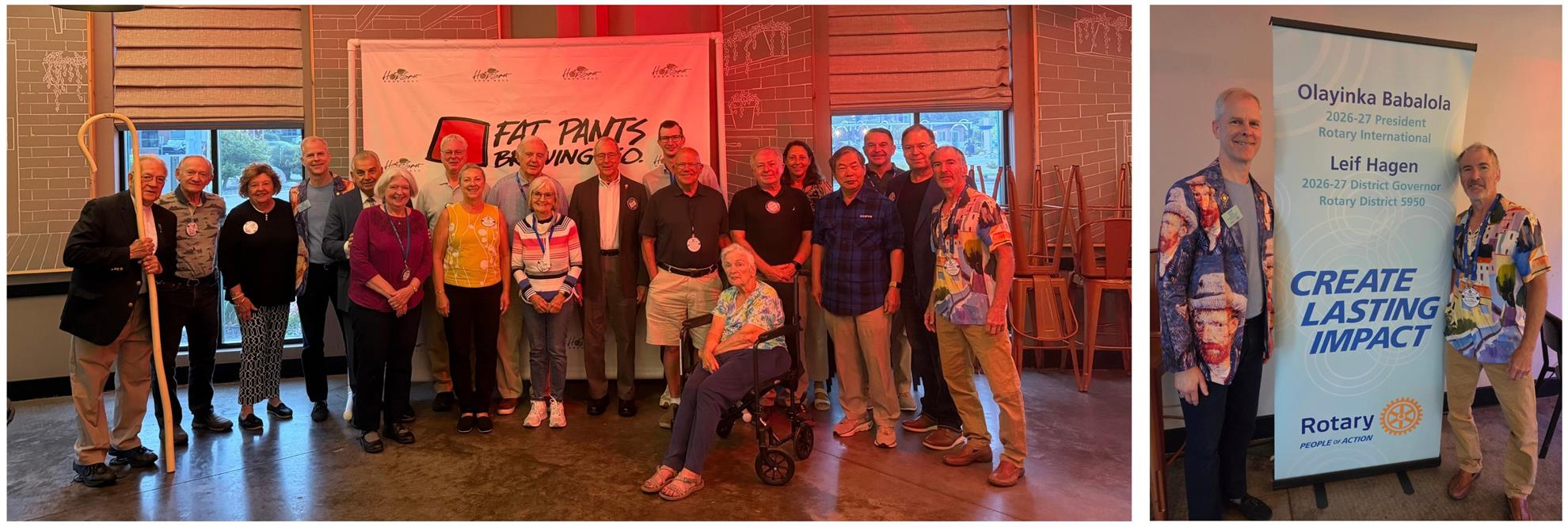 District Governor Leif Hagen visits our club! August 2026 