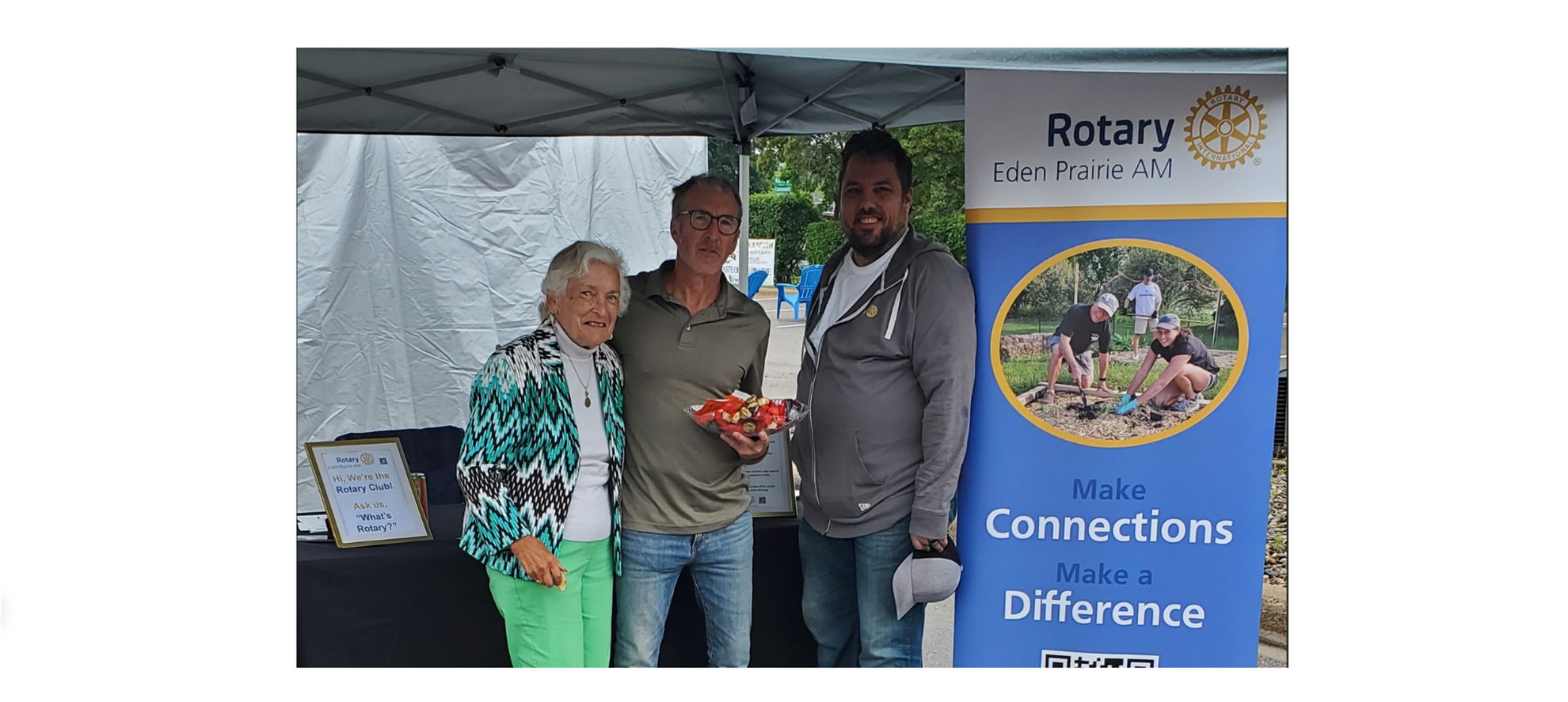 We provided information about EPAM Rotary at the "Taste of the Prairie" event!