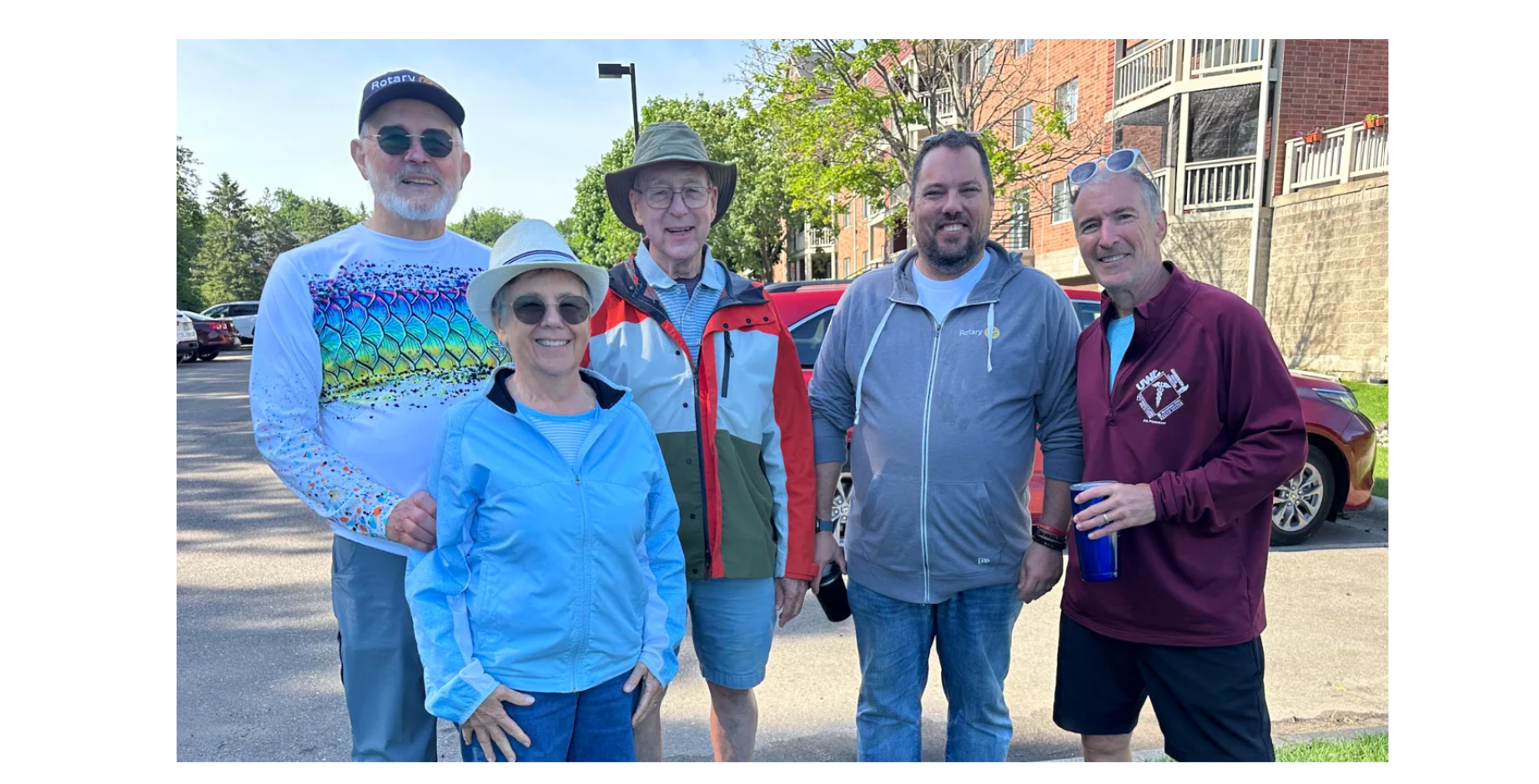 Club volunteers for "Stop the Trafficking" water stop. June 2026
