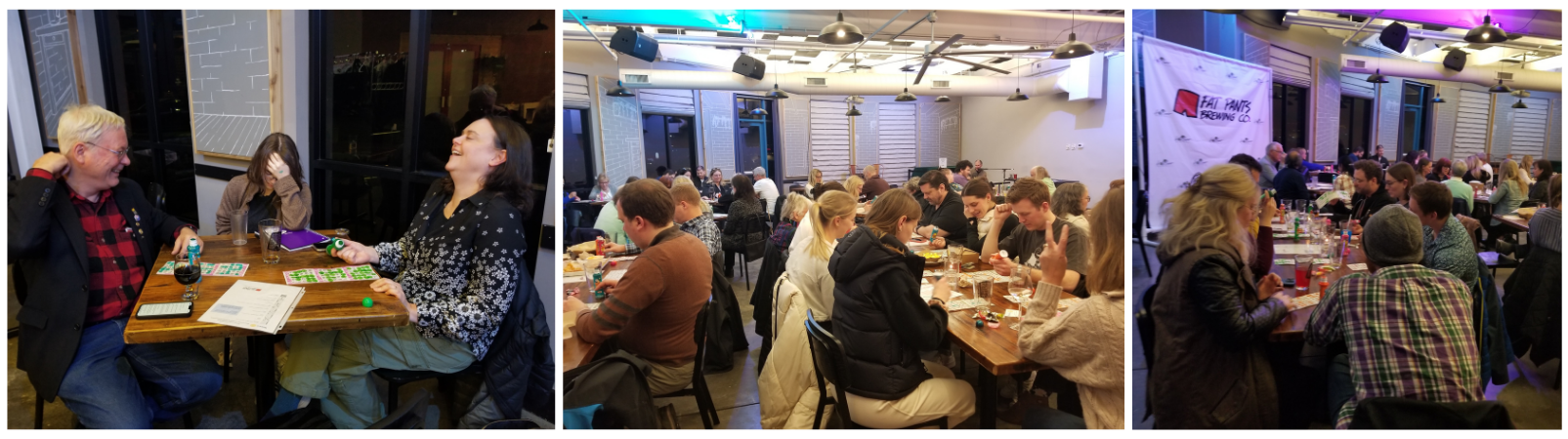 Raising money and having fun! Bingo!